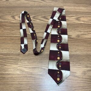 OTTIMO UOMO Mens 100% Silk Tie Designer Multi Colored  Handmade